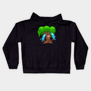 The Literal Weeping Willow Tree Kids Hoodie